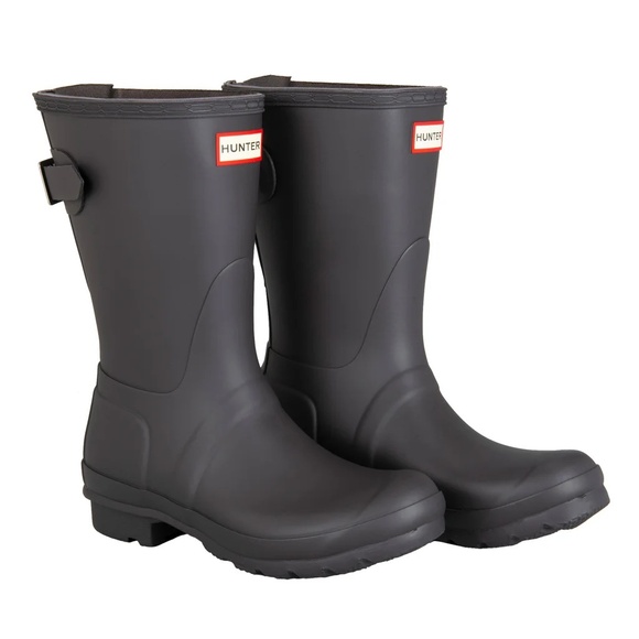 Hunter Women's Original Short Back Adjustable Rain Boot - Picture 1 of 5
